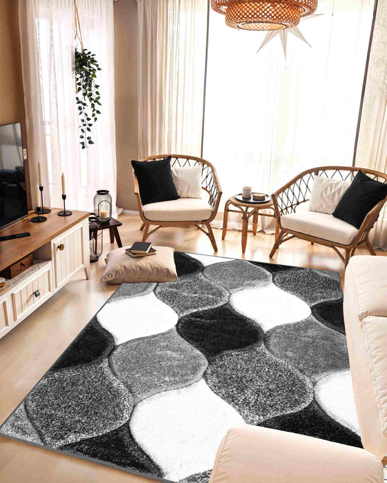 4D SHAGGY Rug Design 6488