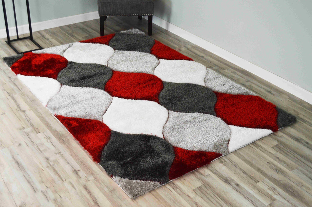 4D SHAGGY Rug Design 6488