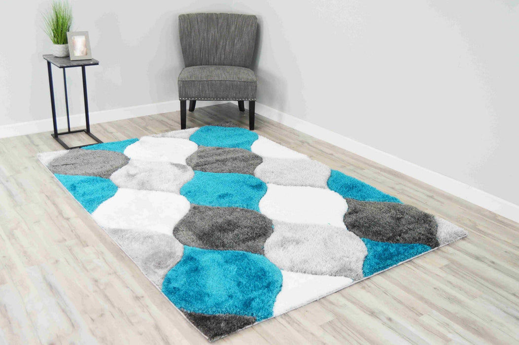 4D SHAGGY Rug Design 6488