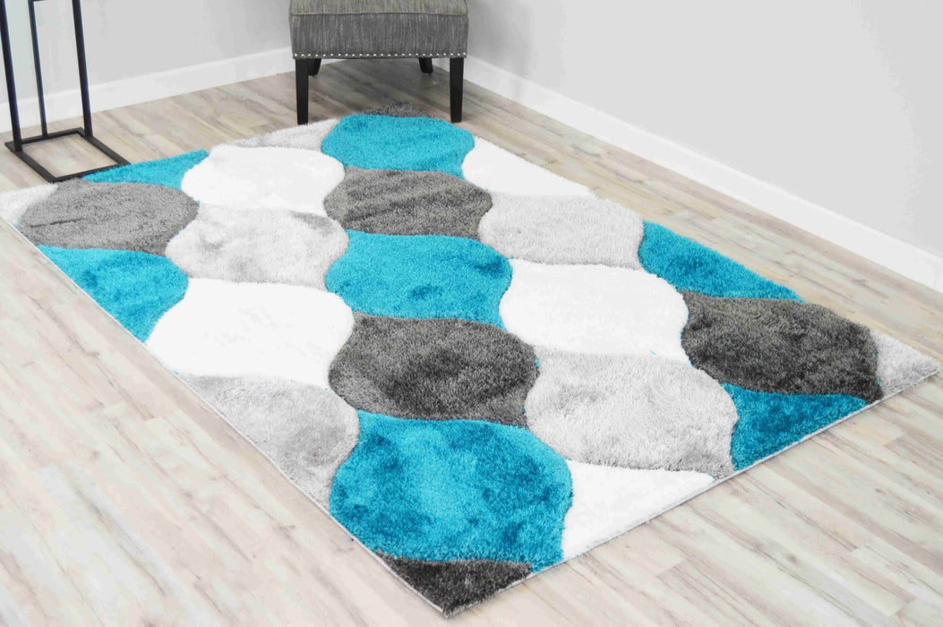 4D SHAGGY Rug Design 6488