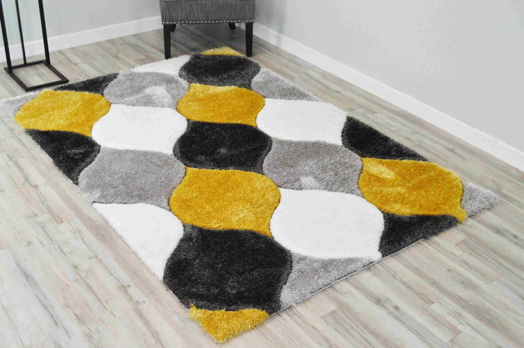 4D SHAGGY Rug Design 6488