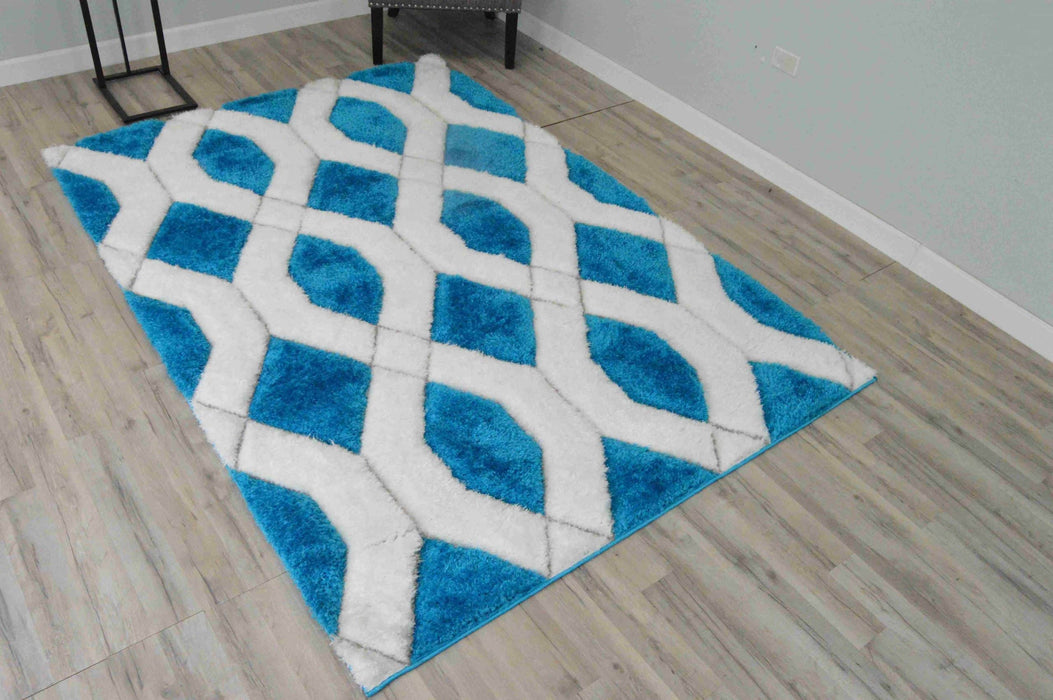 4D SHAGGY Rug Design 6490