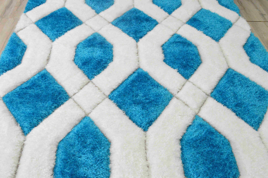 4D SHAGGY Rug Design 6490
