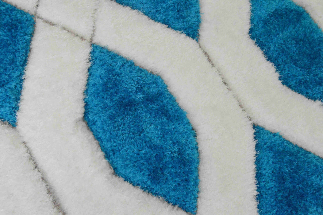 4D SHAGGY Rug Design 6490