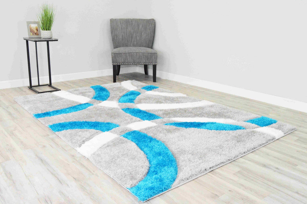 4D SHAGGY Rug Design 6491