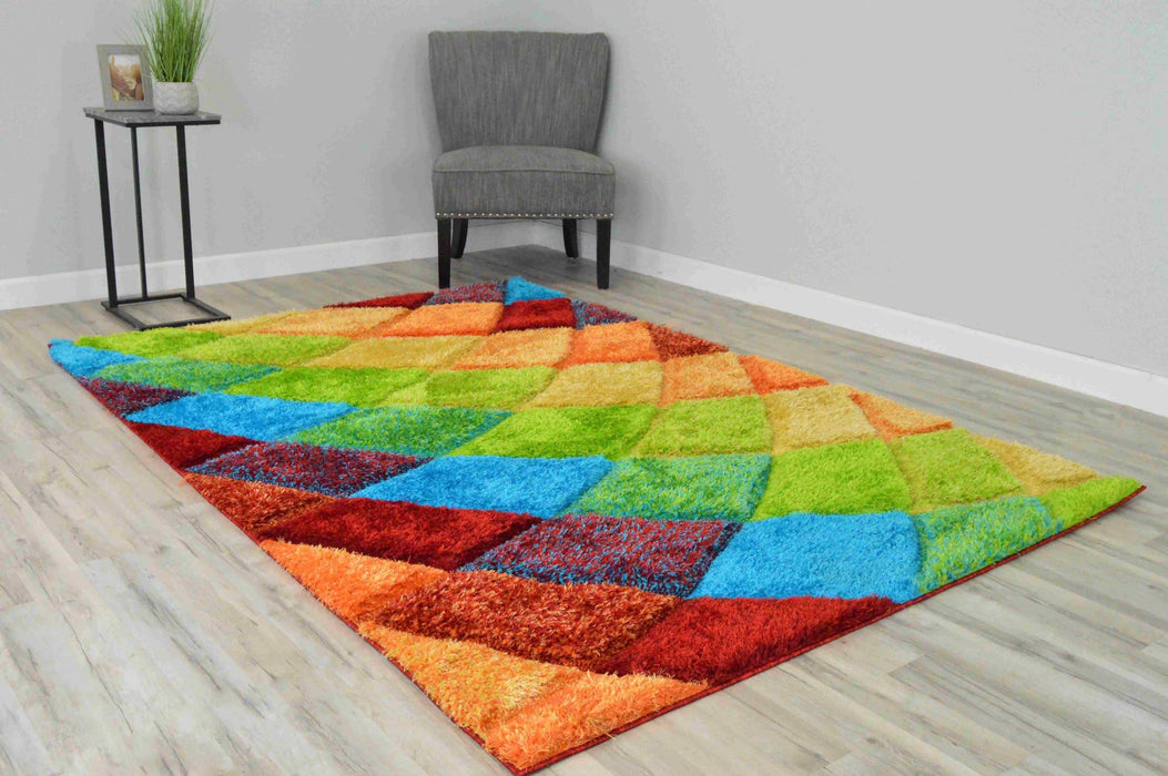 4D SHAGGY Rug Design 6492