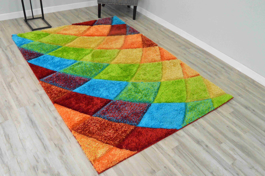 4D SHAGGY Rug Design 6492