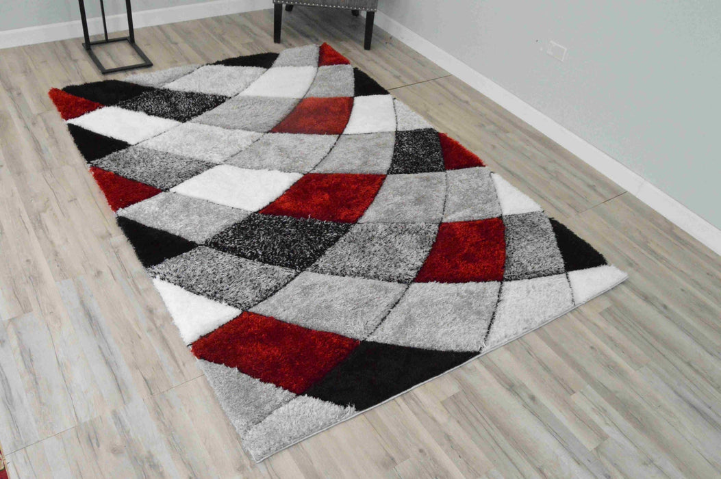 4D SHAGGY Rug Design 6492