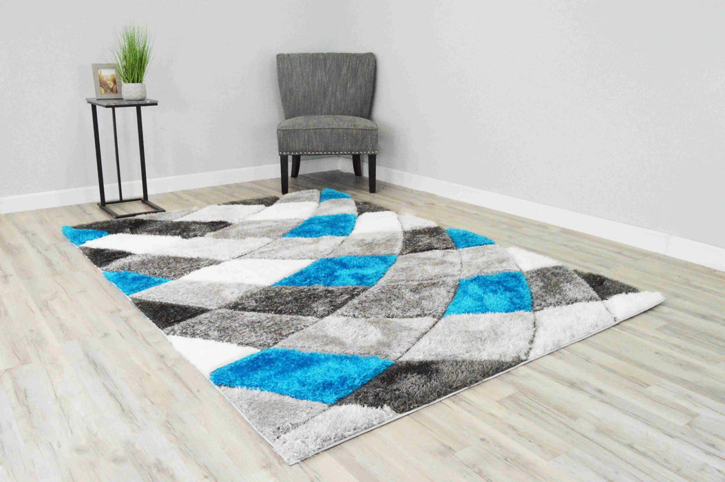 4D SHAGGY Rug Design 6492