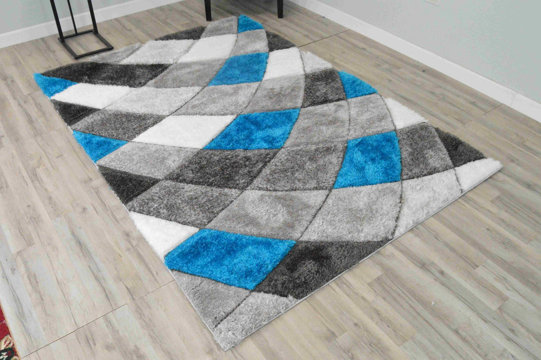 4D SHAGGY Rug Design 6492