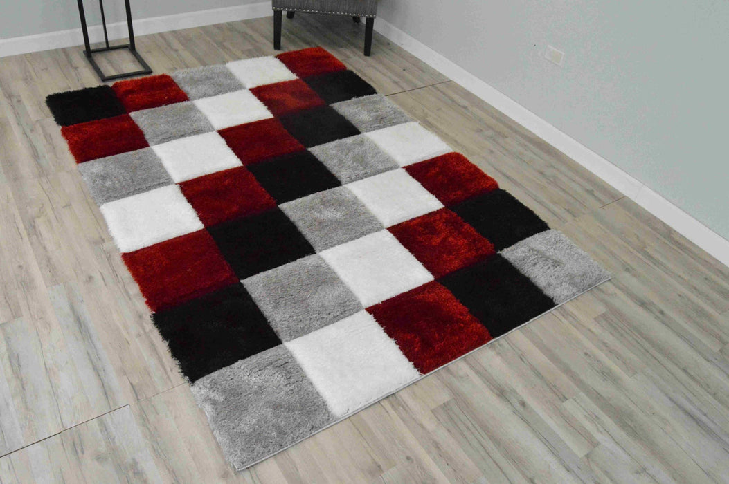 4D SHAGGY Rug Design 6493