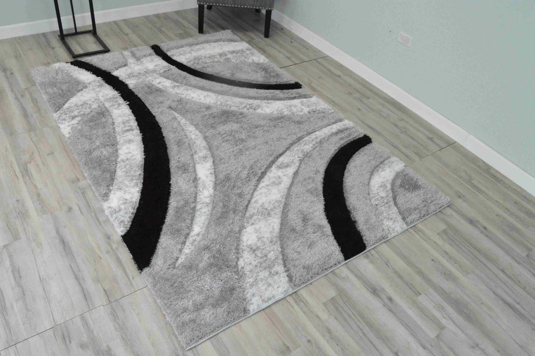4D SHAGGY Rug Design 6495