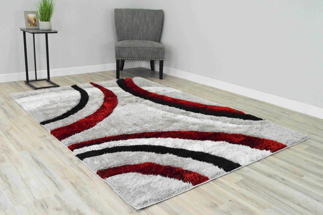 4D SHAGGY Rug Design 6495