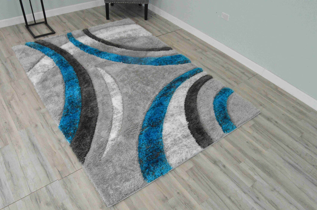 4D SHAGGY Rug Design 6495