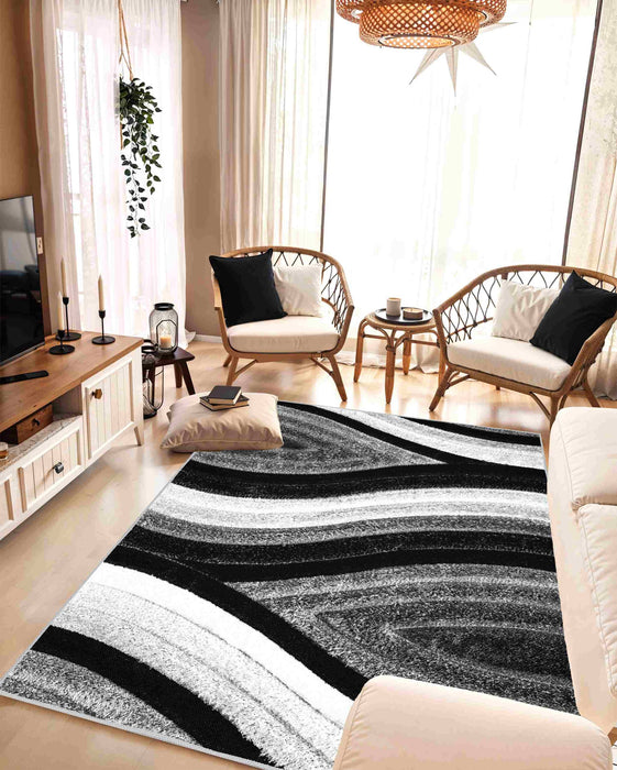 4D SHAGGY Rug Design 6496