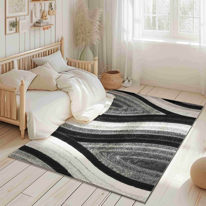 4D SHAGGY Rug Design 6496
