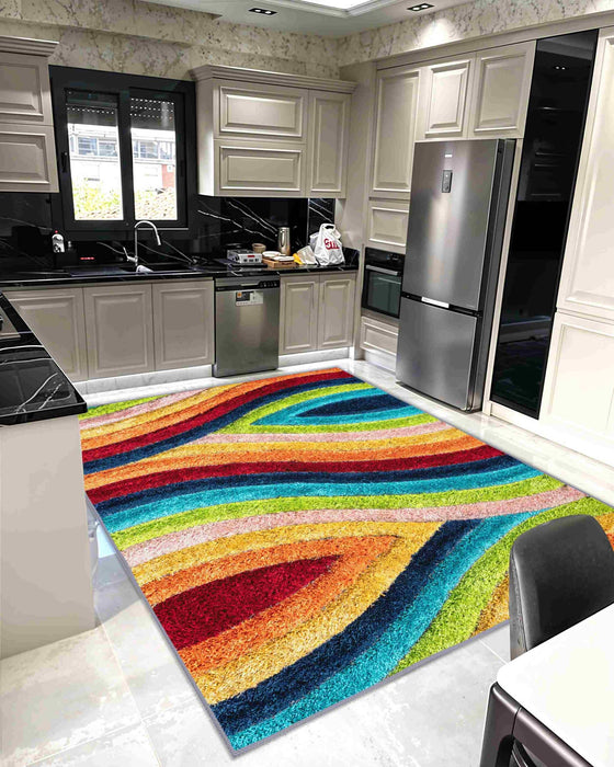 4D SHAGGY Rug Design 6496