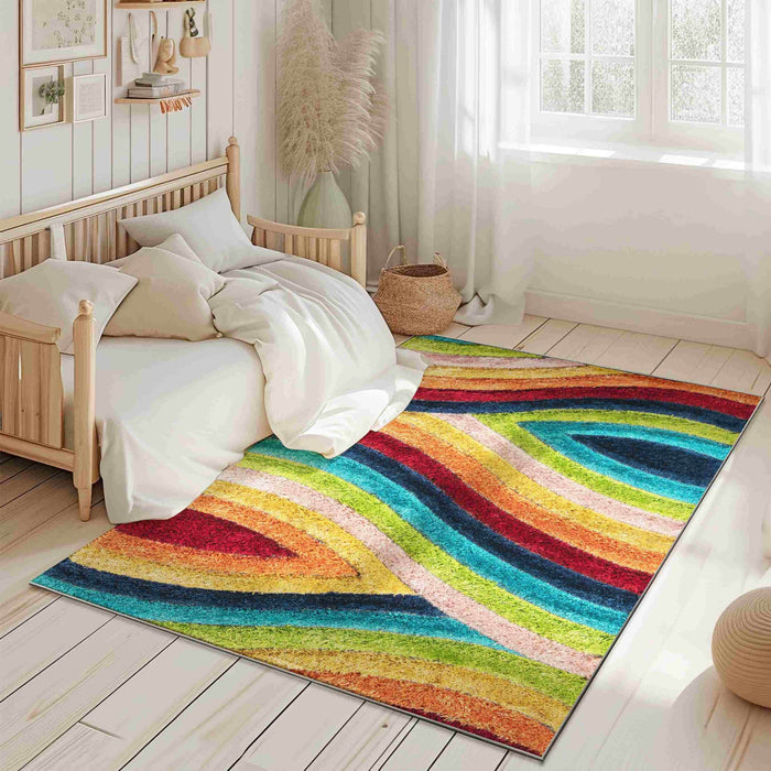 4D SHAGGY Rug Design 6496