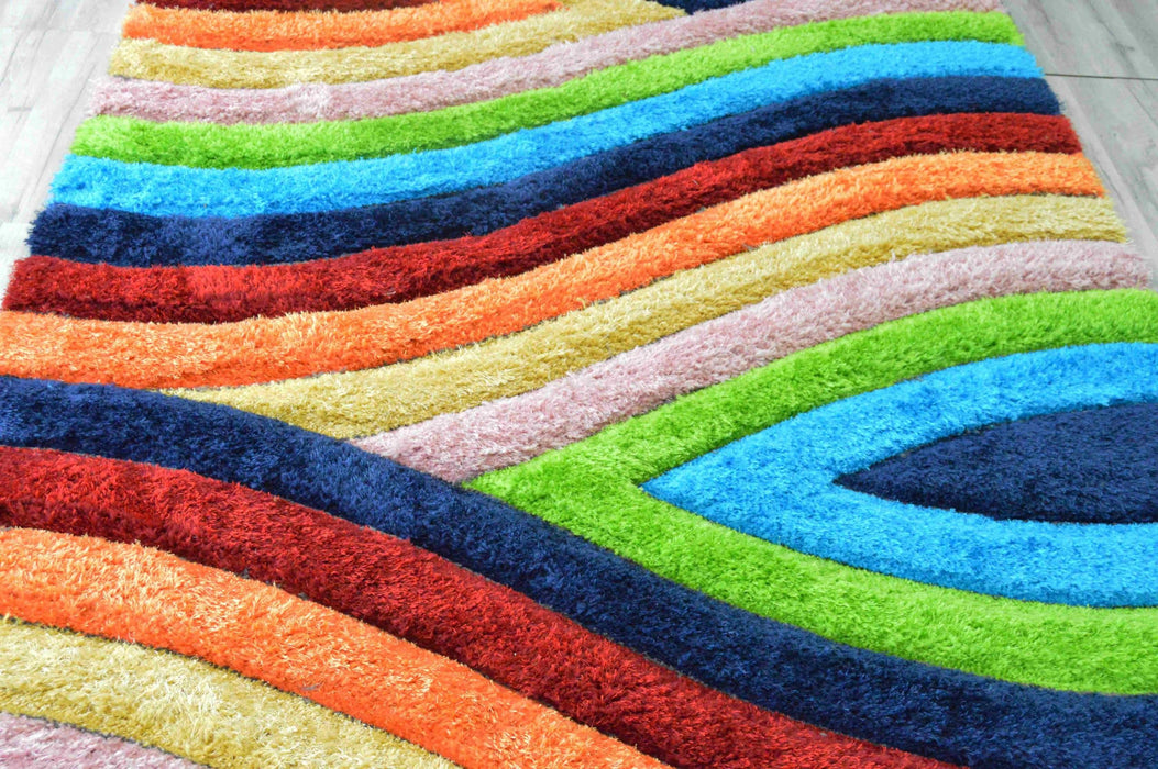 4D SHAGGY Rug Design 6496