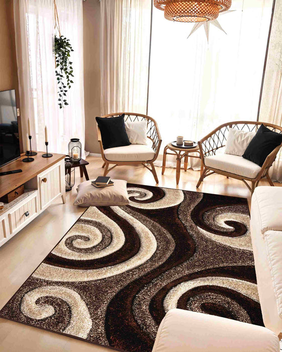 4D SHAGGY Rug Design 6499
