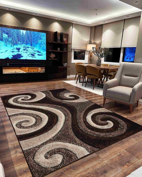 4D SHAGGY Rug Design 6499