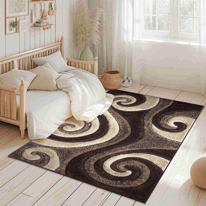 4D SHAGGY Rug Design 6499