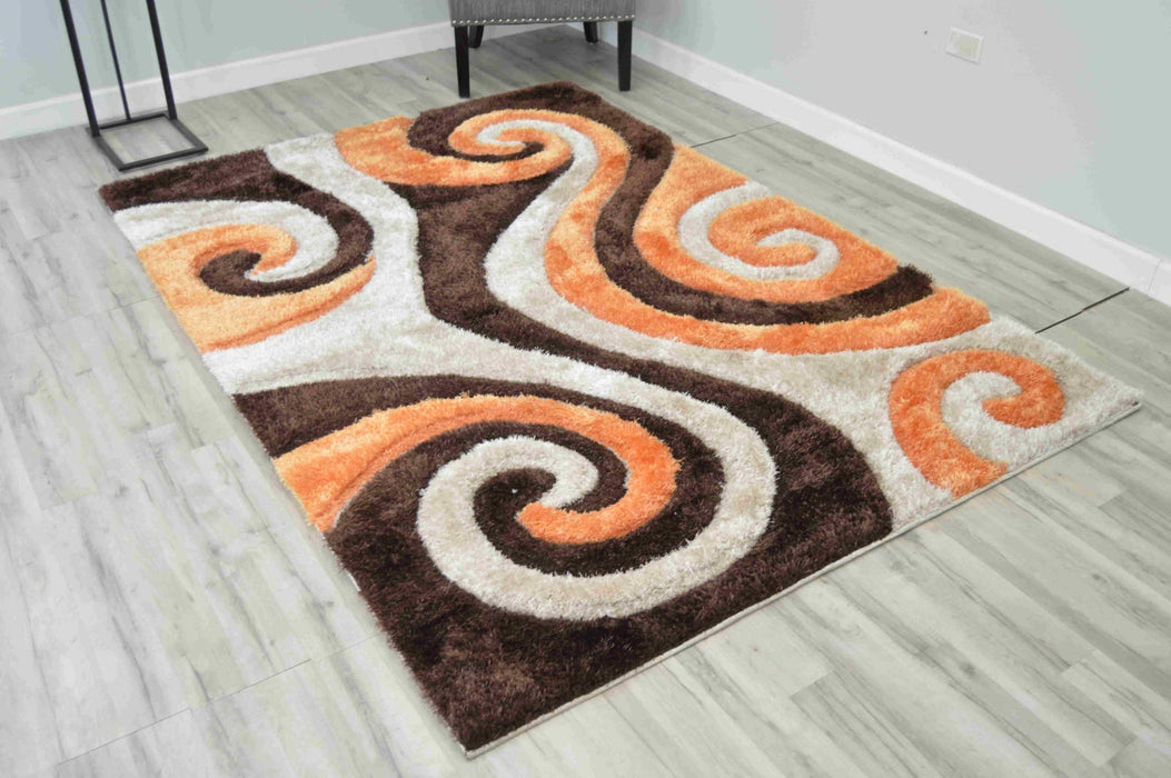4D SHAGGY Rug Design 6499