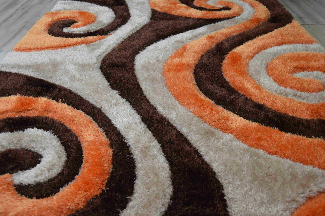 4D SHAGGY Rug Design 6499