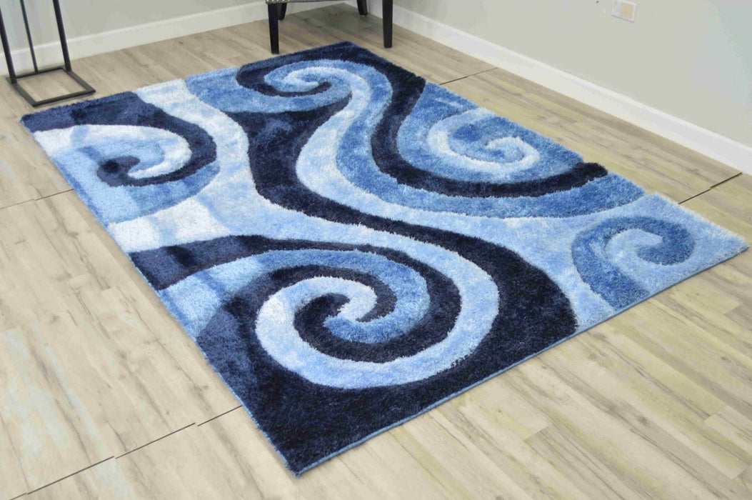 4D SHAGGY Rug Design 6499
