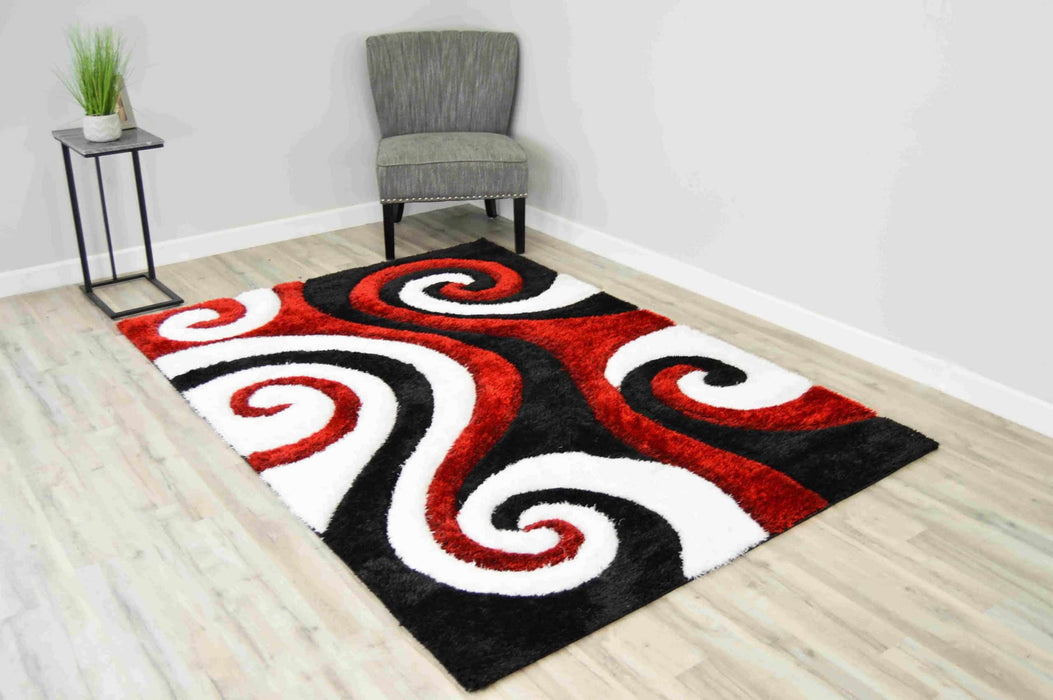 4D SHAGGY Rug Design 6499