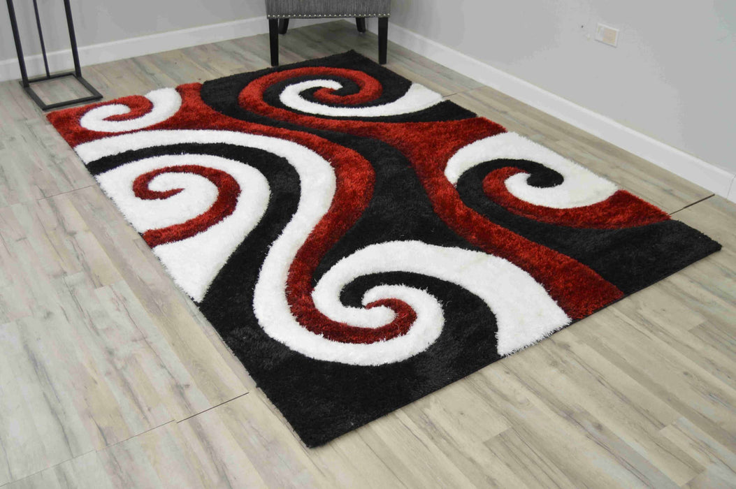 4D SHAGGY Rug Design 6499