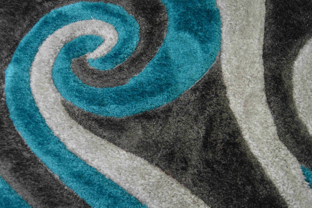 4D SHAGGY Rug Design 6499