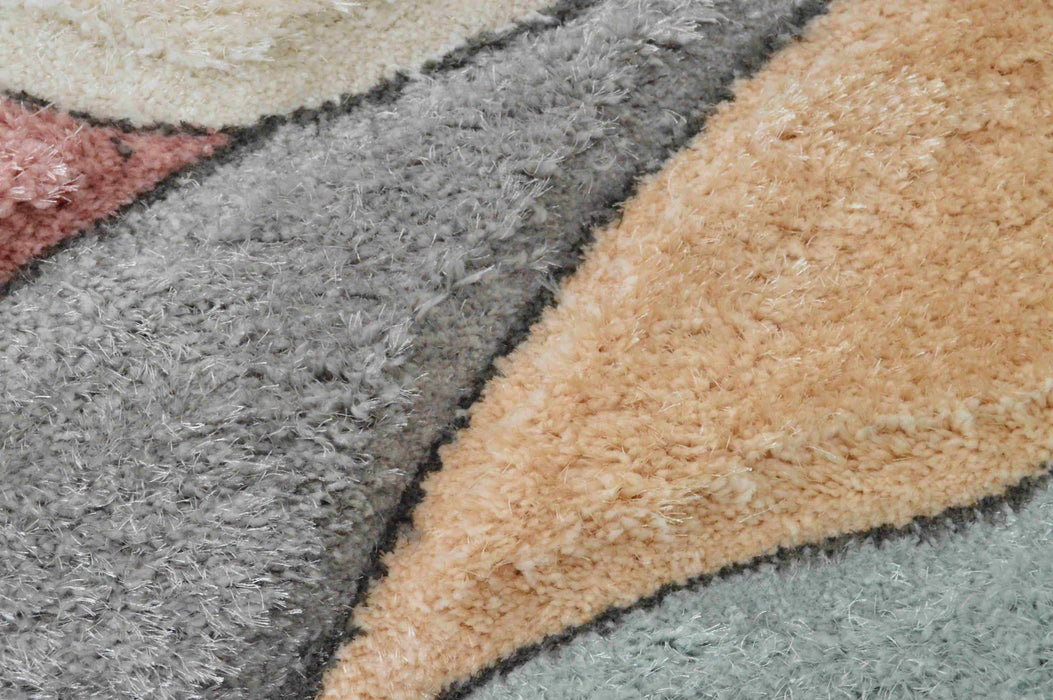 4D Shaggy Rug Design 6994