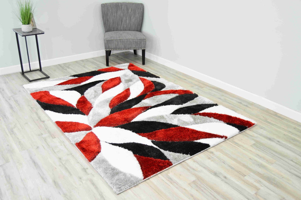 4D Shaggy Rug Design 6994