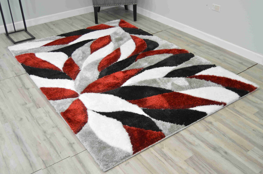 4D Shaggy Rug Design 6994