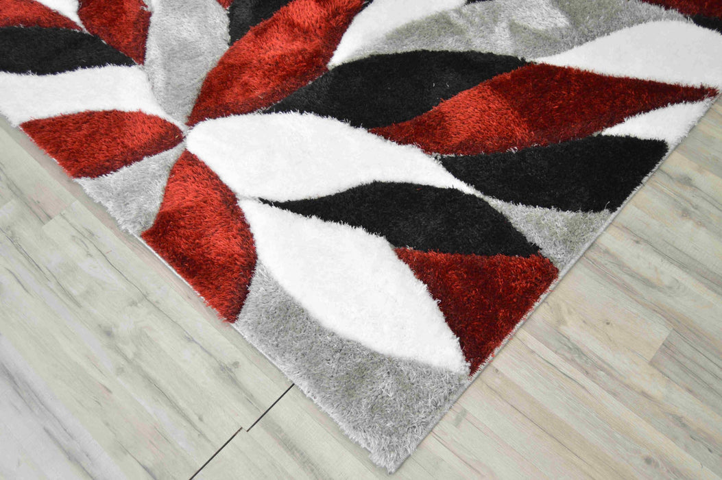 4D Shaggy Rug Design 6994