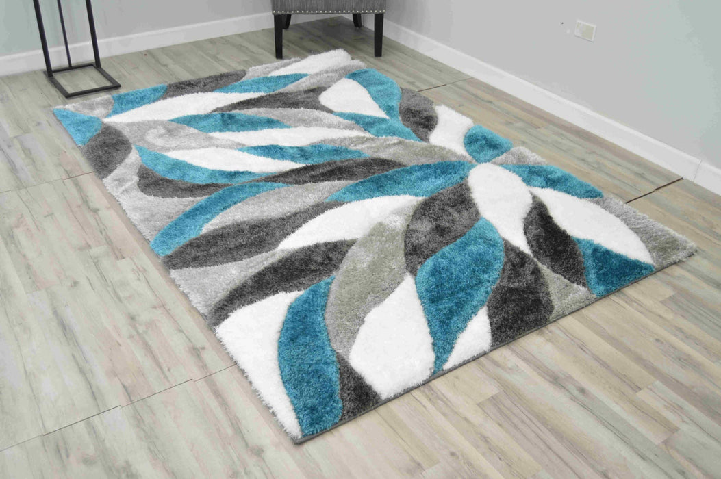 4D Shaggy Rug Design 6994