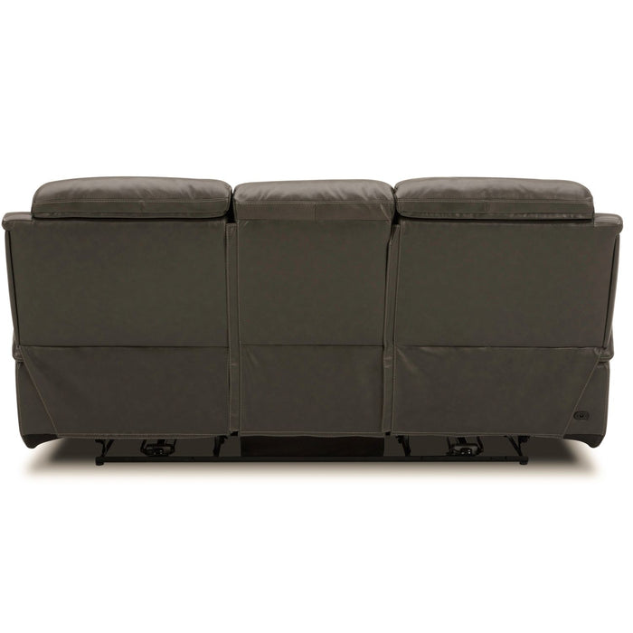 Bently Dual Power Leather Sofa