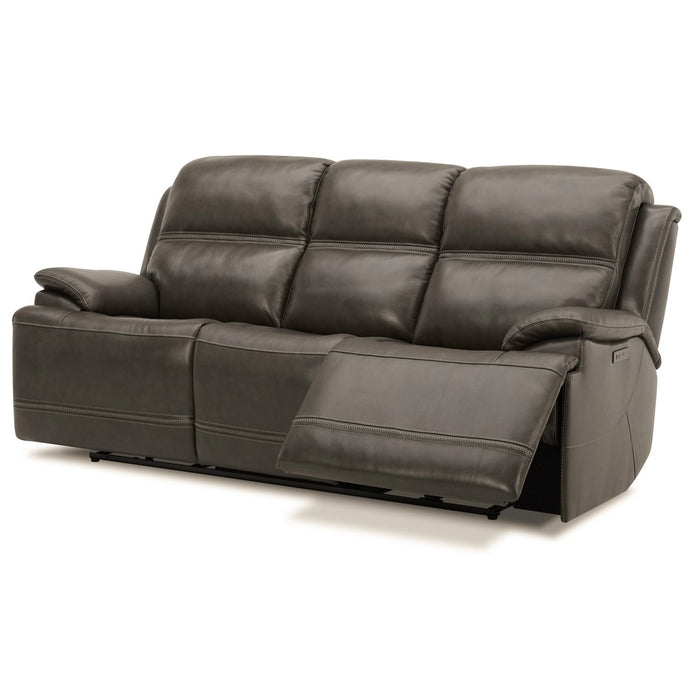 Bently Dual Power Leather Sofa