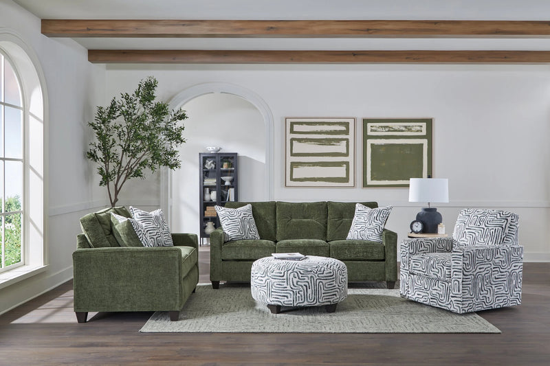 Braves Olive Love Seat