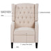 Wide Manual Wing Chair Recliner 27.16" lowrysfurniturestore