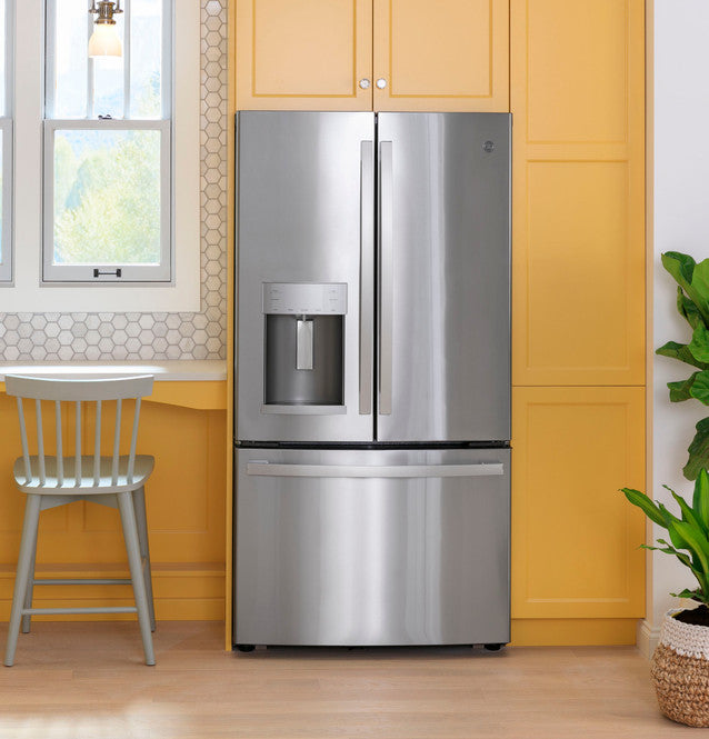 GE ENERGY STAR 27.7 Cu. Ft. Fingerprint Resistant French Door Refrigerator - Local Pickup Only