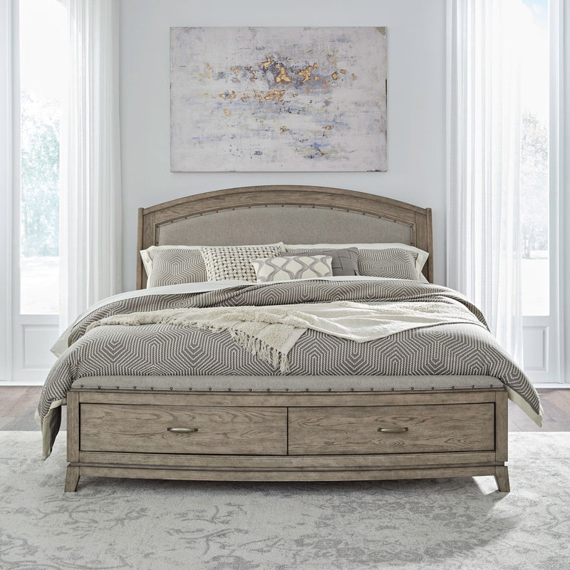 Avalon King Upholstered Storage Bed