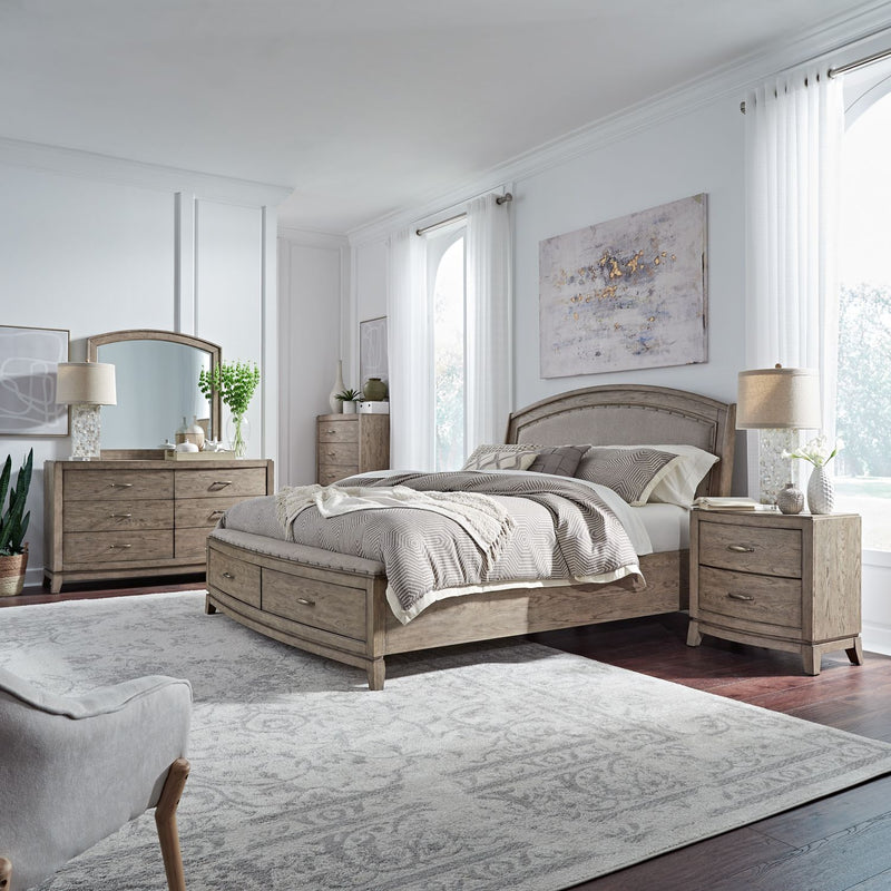 Avalon King Upholstered Storage Bed