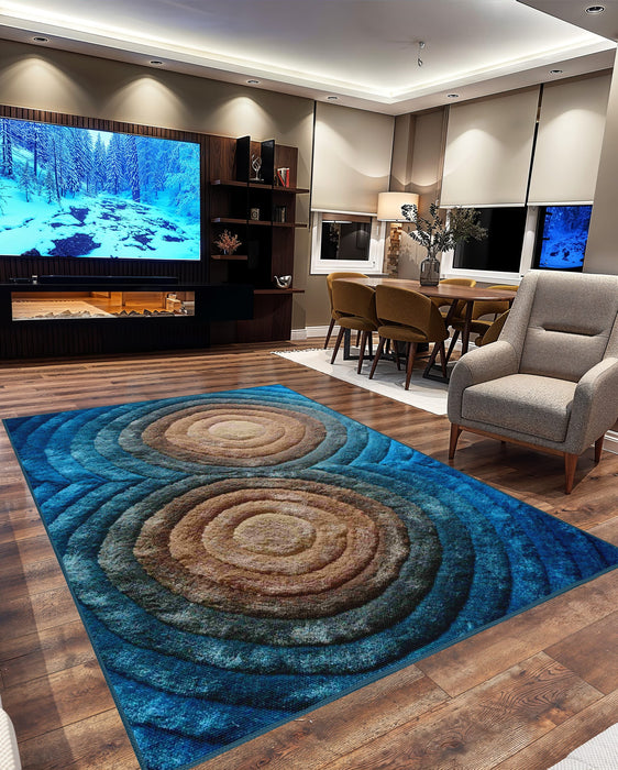 3D SHAGGY Rug Design 879
