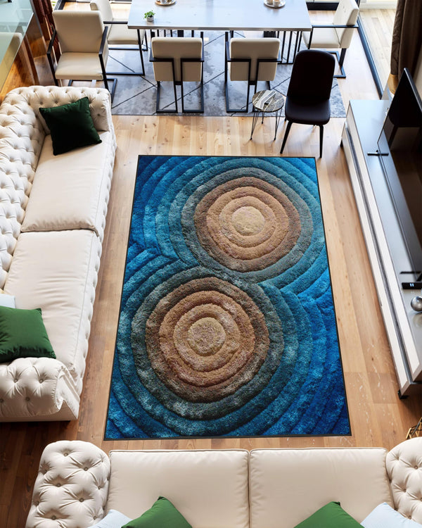 3D SHAGGY Rug Design 879