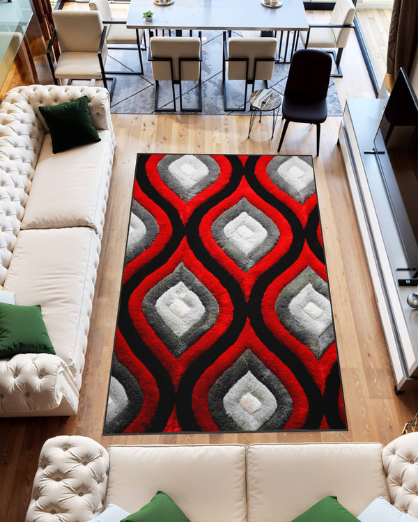 3D SHAGGY Rug Design 881
