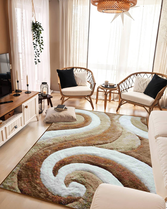 3D SHAGGY Rug Design 886
