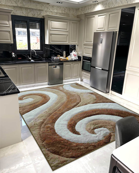 3D SHAGGY Rug Design 886