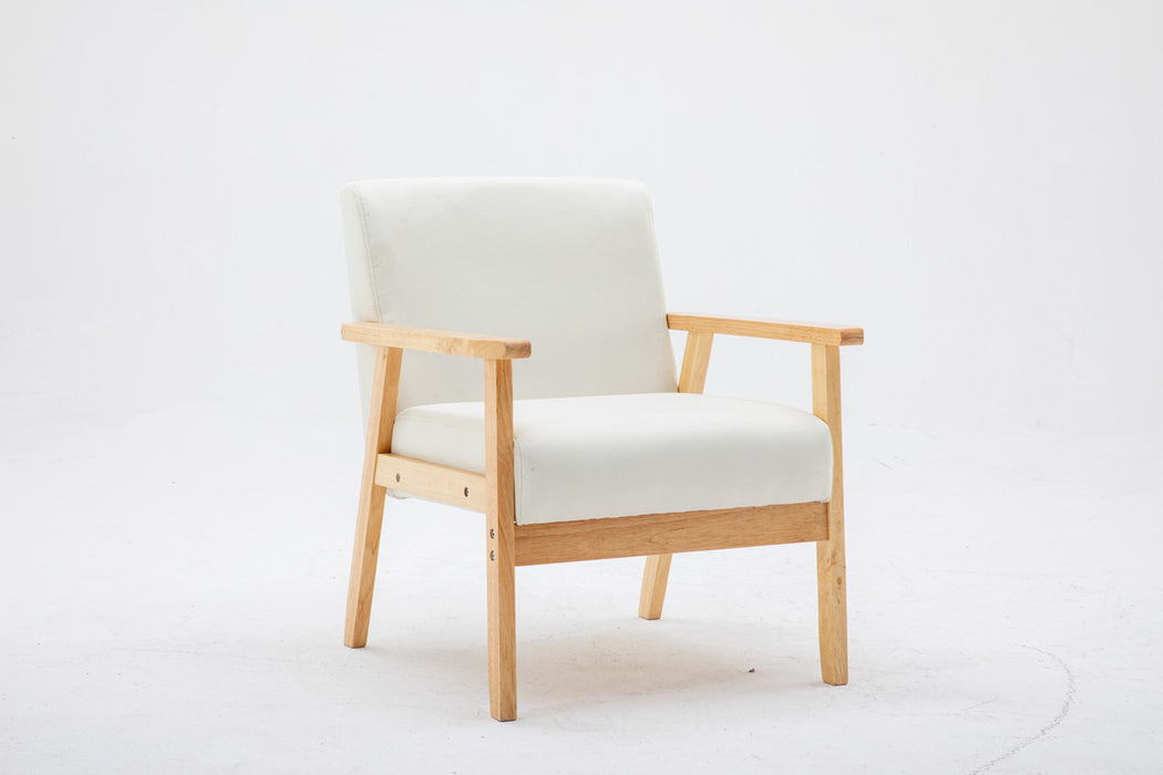 Bahamas Beige Linen Fabric Chair | lowrysfurniturestore